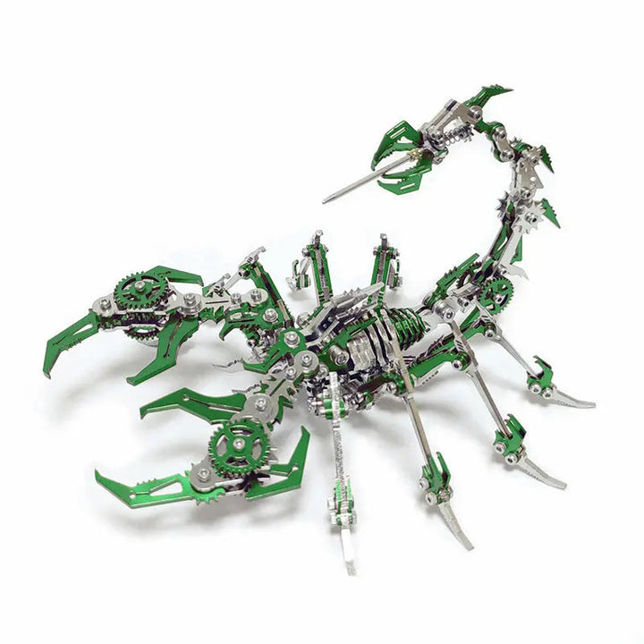 Stainless Steel DIY Assembly 3D Model Puzzle Jigsaw Detachable Scorpion King - Diy book nook kit