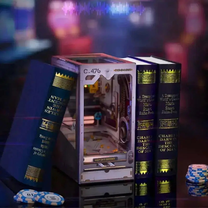 3D Pinball Tilt DIY Book Nooks
