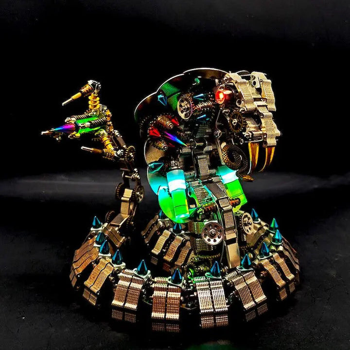 Metal king cobra 1200PCS 3D DIY technological mechanical model assembly kit for adult Diybooknookkit