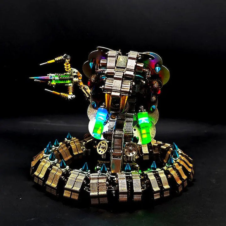 Metal king cobra 1200PCS 3D DIY technological mechanical model assembly kit for adult Diybooknookkit