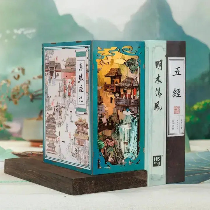 CUTEBEE SU DONGPO'S LIFE DIY BOOK NOOK KIT - Diy book nook kit