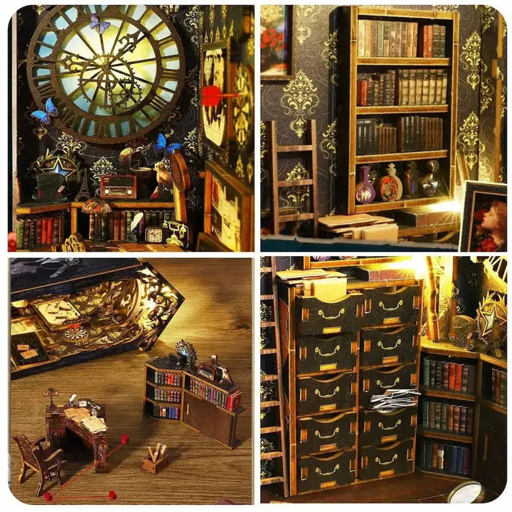 Detective Agency DIY Book Nook Kits - Diy book nook kit