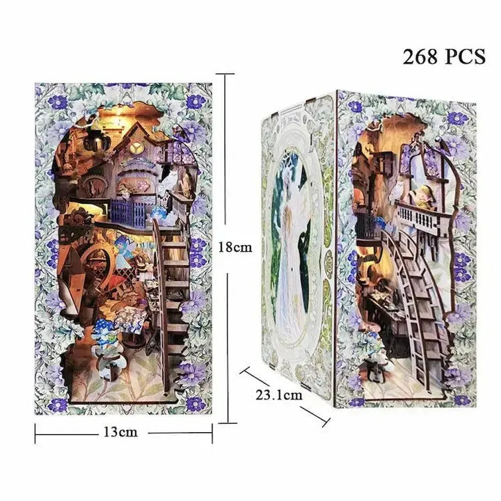 Elf Castle DIY Book Nook Kit - Diy book nook kit