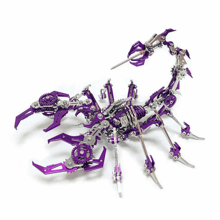 Stainless Steel DIY Assembly 3D Model Puzzle Jigsaw Detachable Scorpion King - Diy book nook kit
