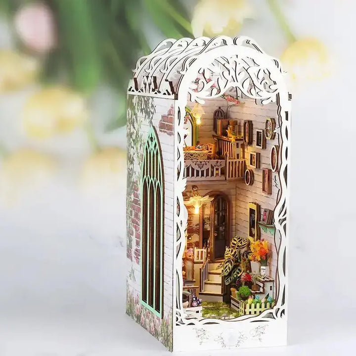 Flower House DIY Book Nook Kit - Diy book nook kit