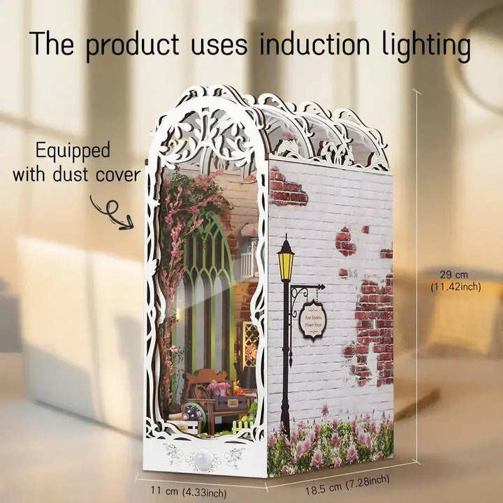 Flower House DIY Book Nook Kit - Diy book nook kit