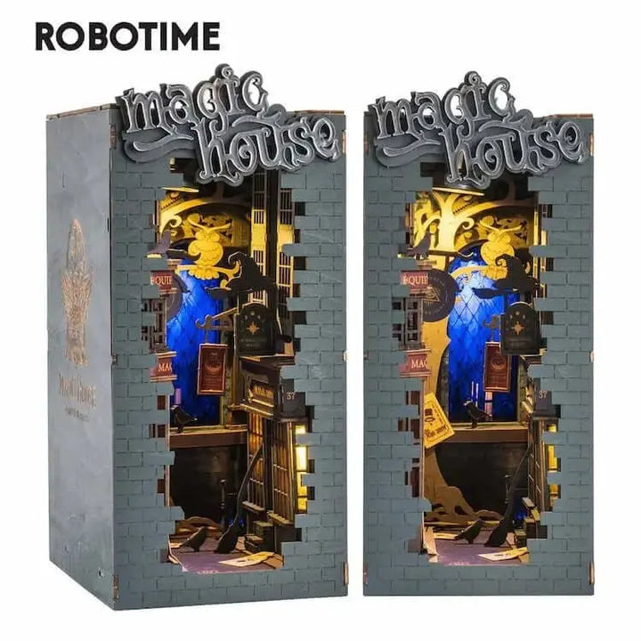 ROBOTIME ROLIFE MAGIC HOUSE DIY BOOK NOOK KIT - Diy book nook kit