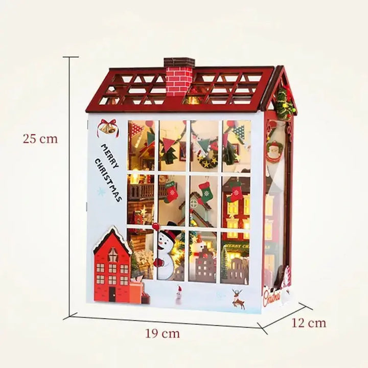 Santa Claus's Room DIY Book Nook Kit - Diy book nook kit