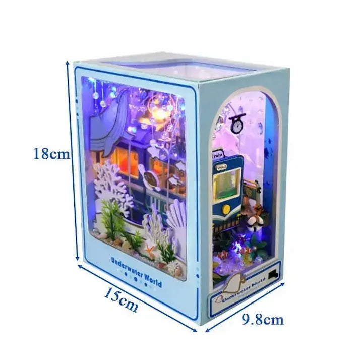 Underwater World DIY Book Nook Kit - Diy book nook kit